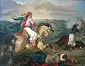 Delacroix: Řecký bojovník na koni