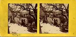 Stereo fotografie z německo-dánské války, Östlich von Dybbøl, 1864