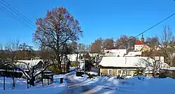 Panorama obce od jihu