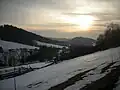 Západ slunce nad Žáry
