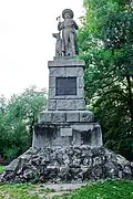 Pomník Jana Sladkého Koziny na Hrádku