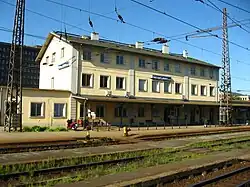 Staniční budova Ústí nad Labem západ