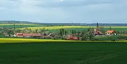 Malé Číčovice od jihovýchodu