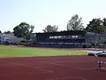 Pohled na hlavní tribunu stadionu