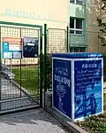 Bibliobox u pobočky Čtyři Dvory
