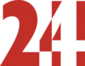 První logo ČT24, od 2. května 2005 do 31. srpna 2007