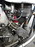 ČZ-Walter 350 OHC (1954), detail motoru