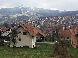Pohled na Čajetinu