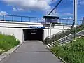 Podchod v severní části nádraží