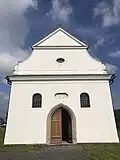 Čelní (západní) fasáda