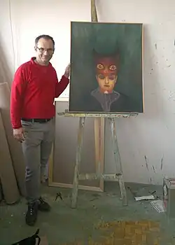 Červený kocour, 80×100 cm, 2011