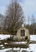 České Žleby, památník kostela sv. Anny 02.jpg