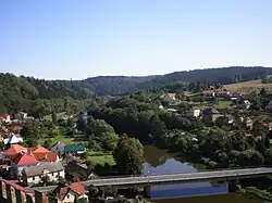 Pohled z hradeb hradu