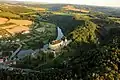 Letecký pohled na hrad