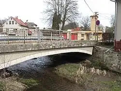 Most přes Rašovku v Českém Dubu