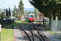 Železniční stanice v Černém Balogu