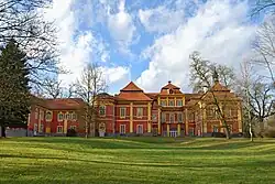 Čimelický zámek, pohled zepředu