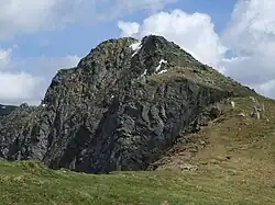 Ďumbier ze sousední Krúpovej hoľe