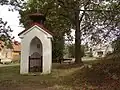 Kaple na staré radošovické návsi (dnes ul. U Památné lípy)