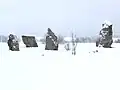 Kruh z menhirů "Stonehenge"