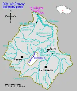 Povodí Bořetického potoka