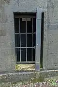 Detail vchodu upraveného objektu