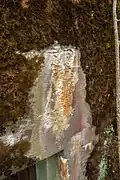 Detail eroze stěny