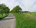 Silnice od Křiváčku