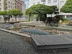 Fontána s koňmi
