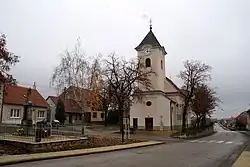 kostel svaté Barbory na návsi