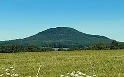 Vrch Šedina od západu