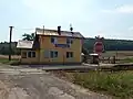 Železniční zastávka na trati Kroměříž-Zborovice