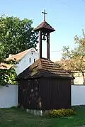 Zvonice ve vesnici