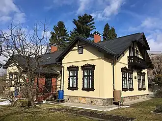 Pohled z jihovýchodní strany. Stav po kompletní rekonstrukci z roku 2016