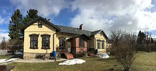 Pohled z jižní strany. Stav po kompletní rekonstrukci z roku 2016
