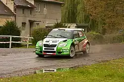 Škoda Fabia S2000 Jana Kopeckého v roce 2009