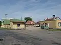 Objekt zemědělského družstva na severu obce