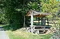 Odpočívadlo u domu čp. 16