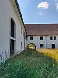 Dvůr pivovaru v srpnu 2020
