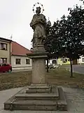 Švihov, socha sv.Jana Nepomuckého na náměstí T.G.Masaryka.jpg