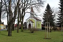 Kaplička s pomníkem obětem první světové války