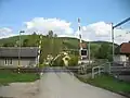 Železniční přejezd mezi Zboňkem a Klevetovem