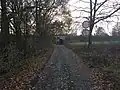 Železniční viadukt na východě osady nad cestou spojující osadu s Blovicemi