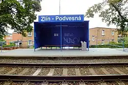 Železniční zastávka Zlín-Podvesná