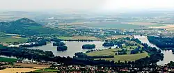 Jezero od severozápadu z Lovoše