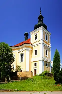 Bývalý farní kostel sv. Václava v obci Žihle