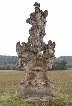 Žireč - sousoší sv. Floriána.JPG