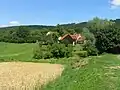 Žlebská Lhotka od jihu