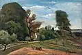 Bořivoj Žufan Krajina s oráčem (1928)