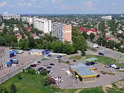 Křižení ulic Bilohorodska a Sobornosti